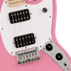 Squier Sonic Mustang HH in Flash Pink