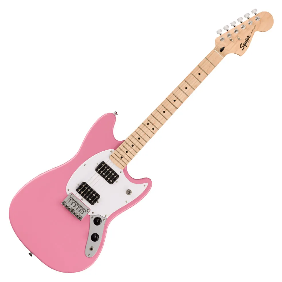 Squier Sonic Mustang HH in Flash Pink