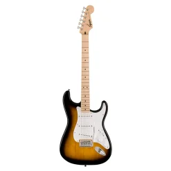Squier Sonic Stratocaster Pack in Black in 2 Colour Sunburst