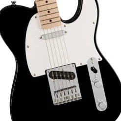 Squier Sonic™ Telecaster®, Maple Fingerboard, White Pickguard, Black