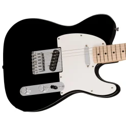 Squier Sonic™ Telecaster®, Maple Fingerboard, White Pickguard, Black