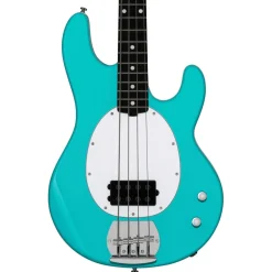 Sterling by Music Man Ray2 StingRay Bass - Electric Blue with Amaranth Neck