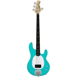 Sterling by Music Man Ray2 StingRay Bass - Electric Blue with Amaranth Neck