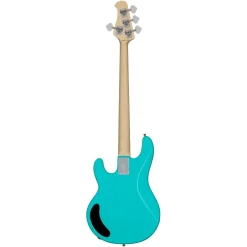 Sterling by Music Man Ray2 StingRay Bass - Electric Blue with Amaranth Neck