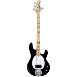 Sterling by Music Man Ray2 StingRay Bass - Black with Maple Neck