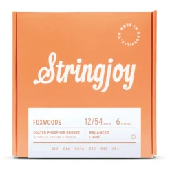 Stringjoy Foxwoods | Light Gauge (12-54) Coated Phosphor Bronze Acoustic Guitar Strings