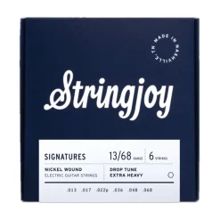 Stringjoy Signatures | Drop Tune Extra Heavy Gauge (13-68) Nickel Wound Electric Guitar Strings