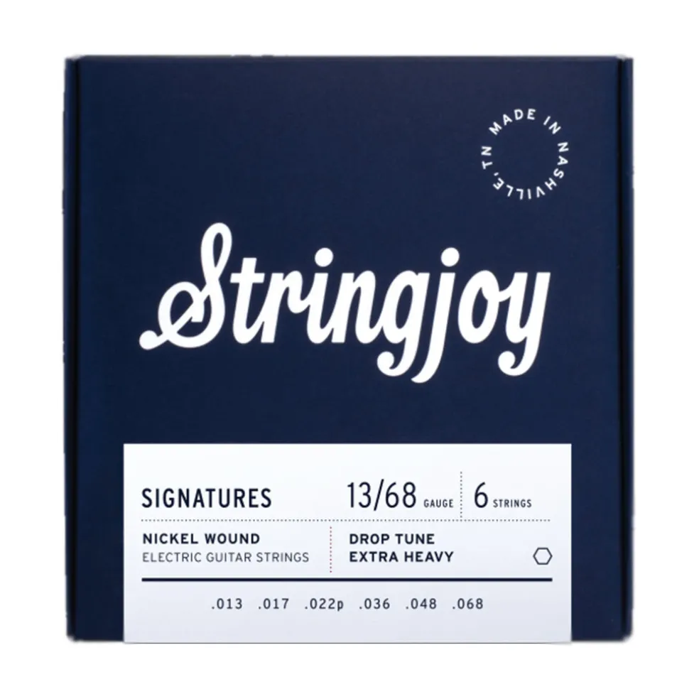 Stringjoy Signatures | Drop Tune Extra Heavy Gauge (13-68) Nickel Wound Electric Guitar Strings