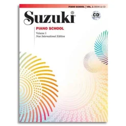 Suzuki Piano School Volume 1 Book + CD
