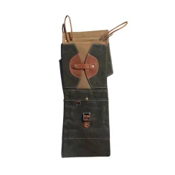 Tackle Compact Waxed Canvas Stick Bag - Brown