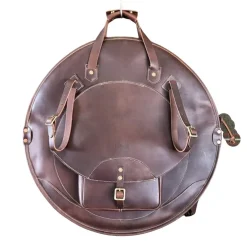 Tackle 22" Leather Cymbal Bag - Brown
