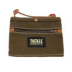 Tackle Waxed Canvas Gig Pouch - Forrest Green