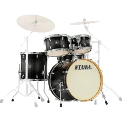 Tama CL50RS Superstar Classic 5-Piece Maple Shell Kit - Transparent Black Burst