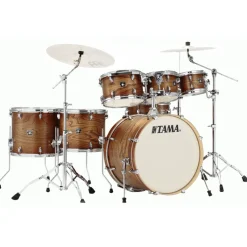 Tama CL72RS Superstar Classic Exotix 7-Piece Drum Kit with SM5W Hardware - Matte Midnight Elm Burst