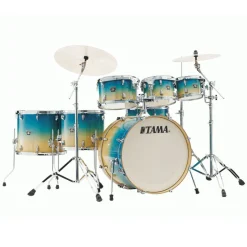 Tama CL72RSP Superstar Classic 7-Piece Shell Pack with 22" Bass Drum - Caribbean Lacebark Pine Fade