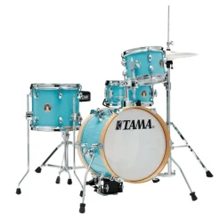 Tama Club-JAM Flyer 4-Piece Complete Kit with 14" Bass Drum - Aqua Blue