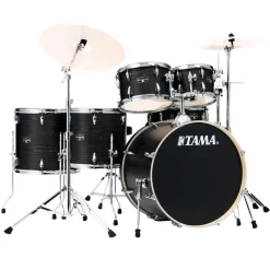 Tama Imperialstar 6-Piece Complete Kit with 22" Bass Drum - Black Oak Wrap