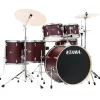 Tama Imperialstar 6-Piece Complete Kit with 22" Bass Drum - Burgundy Walnut Wrap