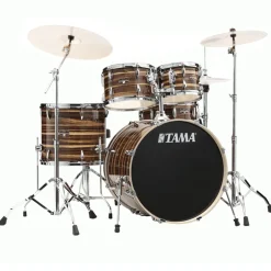 Tama IP52H6W Imperialstar 5-Piece Complete Kit with 22" Bass Drum - Coffee Teak Wrap