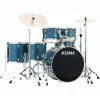 Tama IP62H6W Imperialstar 6-Piece Complete Kit With 22" Bass Drum - Hairline Blue