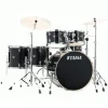TAMA IP62H6W Imperialstar 6-Piece Complete Kit With 22" Bass Drum - Hairline Black