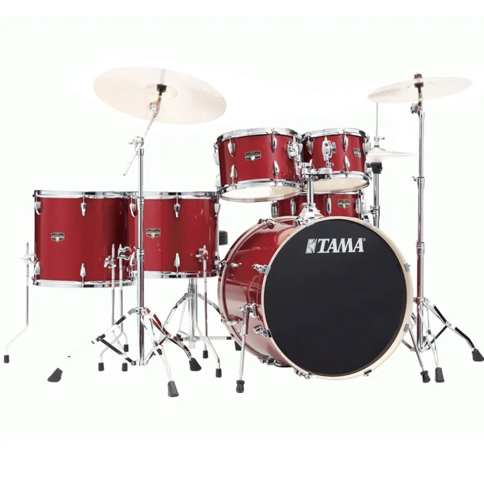 TAMA IP62H6W Imperialstar 6-Piece Complete Kit With 22" Bass Drum - Burnt Red Mist