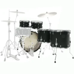 Tama LKP52HTS FBK SLP Series 5-Piece Drum Kit - Black