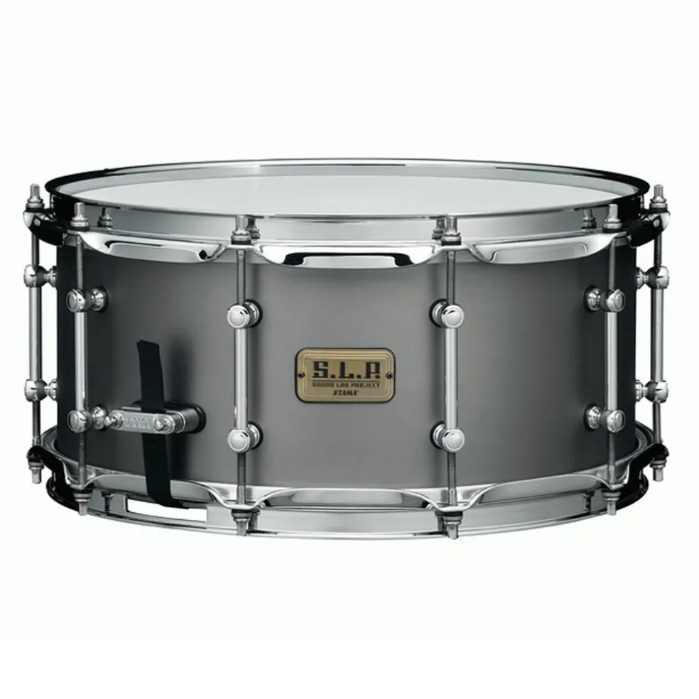 Tama LSS1465 S.L.P. Sonic Stainless Steel 6.5"x14" Snare Drum - Silver