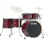 Tama MBS52RZBNS Starclassic Performer 5-Piece Shell Pack with 22" Bass Drum - Crimson Red Waterfall