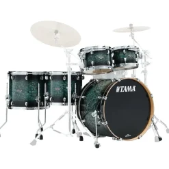 Tama MBS52RZS Starclassic Performer 5-Piece Shell Pack with 22" Bass Drum - Molten Steel Blue Burst