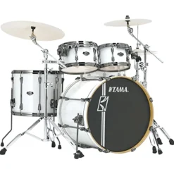 Tama MK52HZBNS Superstar Hyper-Drive Complete Kit with 22" Bass Drum and HB5W Hardware - Sugar White