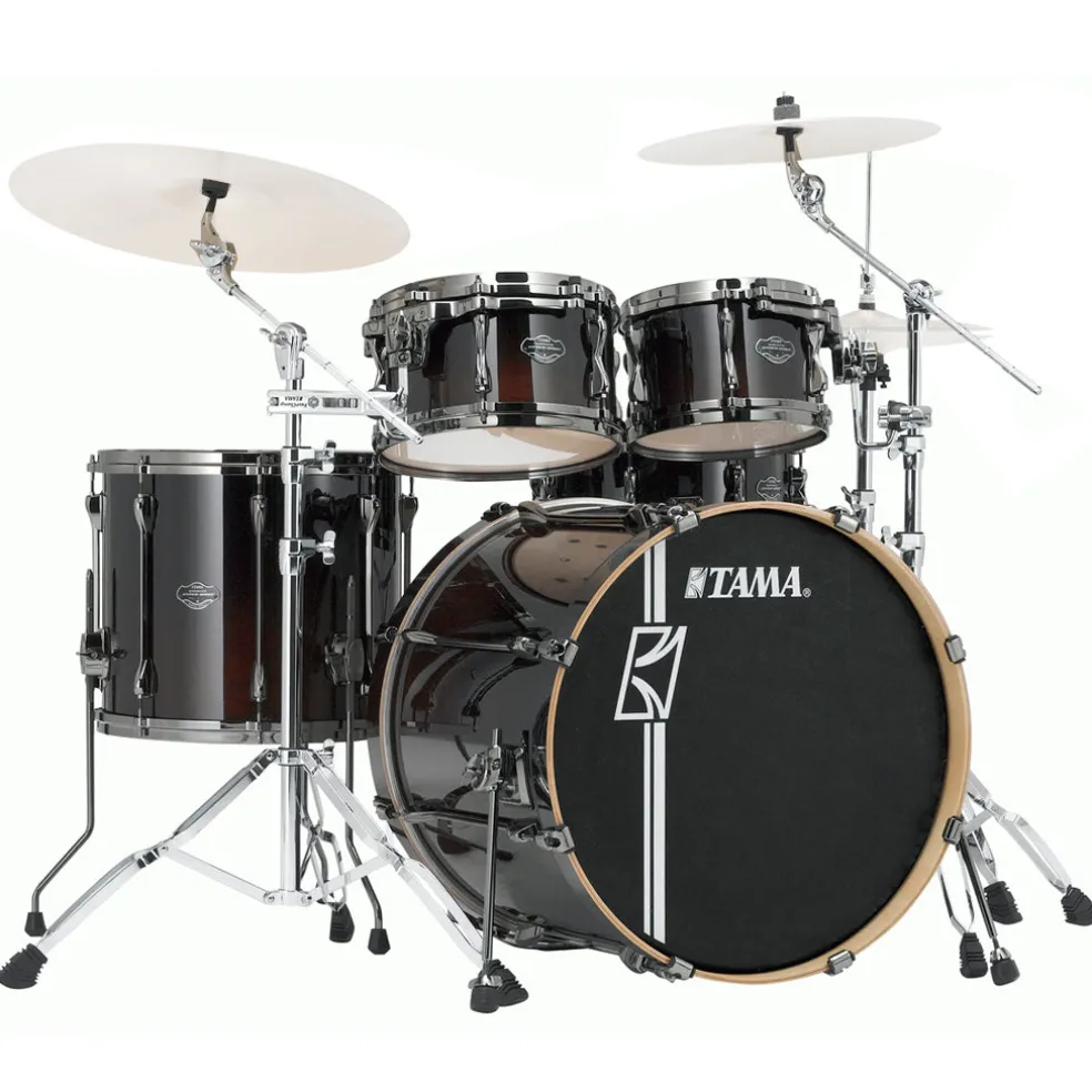 Tama ML52HZBNS Superstar Hyper Kit with HB5W Hardware Pack - Dark Mocha Fade