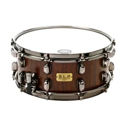 Tama S.L.P. G-Bubinga Snare Drum - 6" x 14" - Satin Mocha Tigerwood