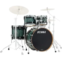 Tama Starclassic Performer 4-Piece Shell Pack with 22" Bass Drum - Molten Steel Blue Burst