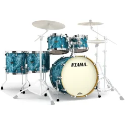 Tama Starclassic Walnut/Birch 5-Piece Shell Pack with 22" Bass Drum - Turquoise Pearl