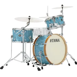 Tama Superstar Classic Neo-Mod 3-Piece Shell Pack with 22" Bass Drum and SM5W Hardware - Turquoise Satin Haze