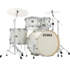 Tama Superstar Classic 5-Piece Shell Pack with 22" Bass Drum and SM5W Hardware Pack Included - Vintage White Sparkle