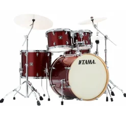 Tama Superstar Classic 5-Piece Shell Pack with 22" Bass Drum and SM5W Hardware Pack Included - Dark Red Sparkle