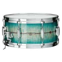 Tama TMS1465S Star Maple 14"x6.5" Snare Drum - Emerald Sea Curly Maple Burst