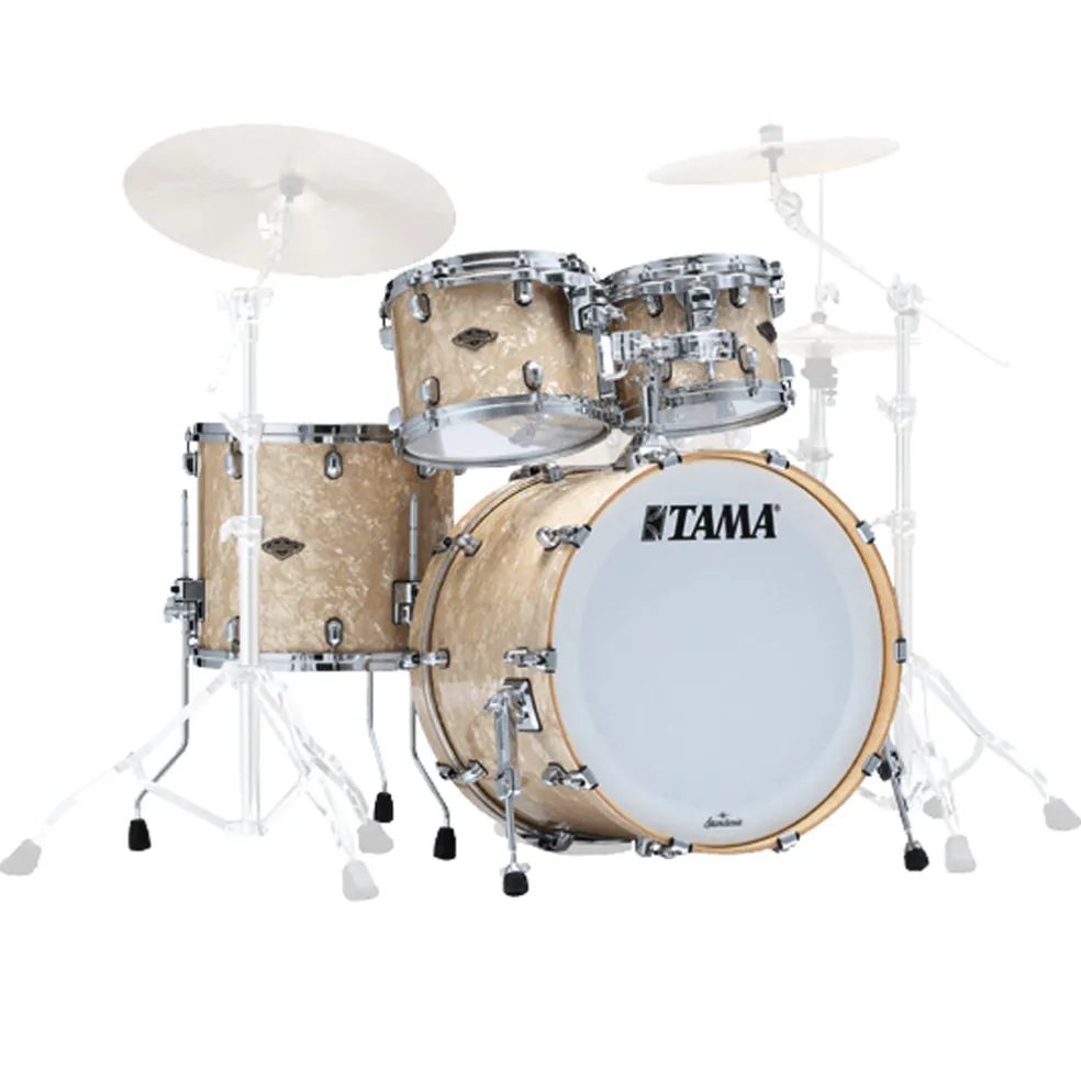 Tama WBR42S Starclassic Walnut/Birch 4-Piece Shell Pack with 22" Bass Drum - Vintage Marine Pearl (No Hardware Included)