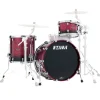 Tama WBS32RZS Starclassic Walnut/Birch 3-Piece Shell Pack with 22" Bass Drum - Molten Dark Raspberry Fade