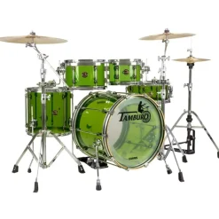 Tamburo Volume Series Acrylic 22" 5-Piece Shell Pack - Green