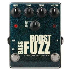 TECH 21 Boost Metallic Bass Fuzz Pedal