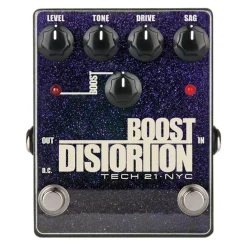 TECH 21 Boost Metallic Distortion Pedal