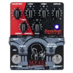TECH 21 Sansamp MP40 Limited Edition Geddy Lee Signature 40th Anniversary 'Moving Pictures' Pedal