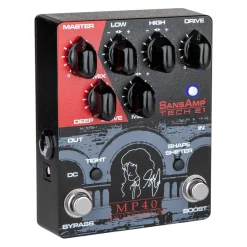 TECH 21 Sansamp MP40 Limited Edition Geddy Lee Signature 40th Anniversary 'Moving Pictures' Pedal