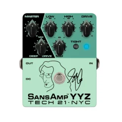 TECH 21 Sansamp YYZ Geddy Lee Signature Pedal