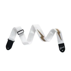 The Lightning Bolt Seatbelt Strap White