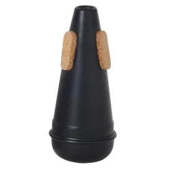 Trumpet Mute Straight Aluminium Black