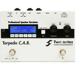 Two Notes - Torpedo C.A.B. Speaker Cabinet Simulator, Stompbox Style